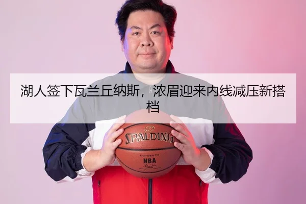 湖人签下瓦兰丘纳斯，浓眉迎来内线减压新搭档